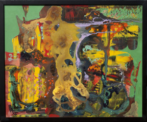 2013-03, YellowShaddow Acrylic on canvas 50 cm x 60 cm